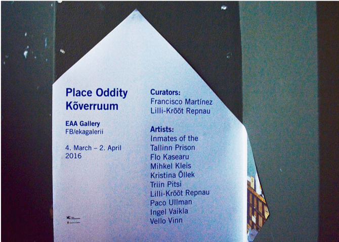 "Place Oddity", with L-K. Repnau. EKA Gallery, 2016