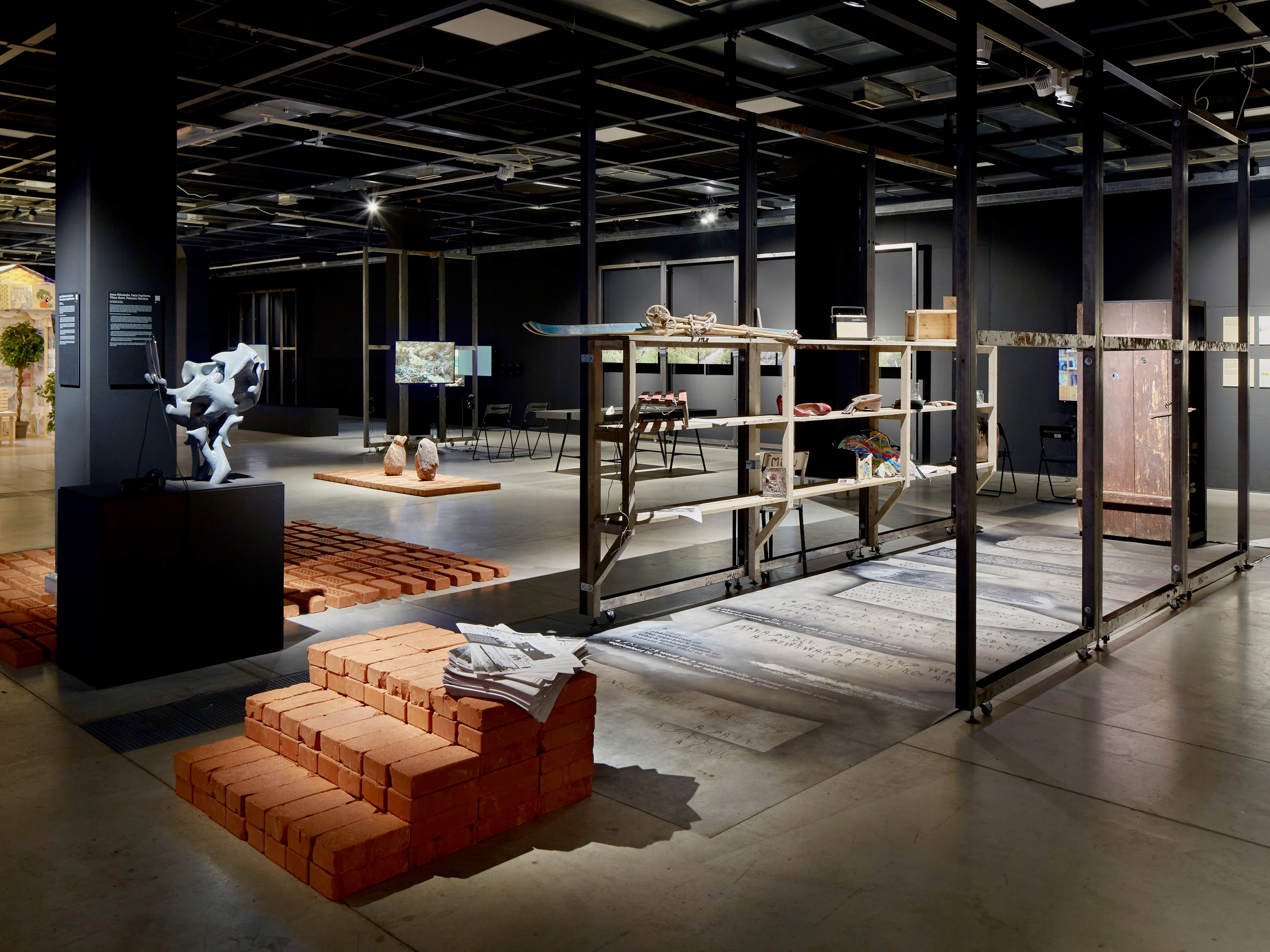 "Keeping Things in the Dark", with A. Škodenko, D. Popolitova, and V. Gurov. In Riga Art Hall, Sillamäe Museum, EKA Gallery, 2022/2023